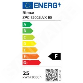 Nimco Miroirs - Miroir avec éclairage LED, 40x80 cm, touches tactiles, noir ZPC 32002LVX-90