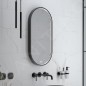 Nimco Miroirs - Miroir avec éclairage LED, 50x100 cm, touches tactiles, noir ZPC 32004LVX-90 Nimco Miroirs - Miroir avec éclairage LED, 50x100 cm, touches tactiles, noir ZPC 32004LVX-90
