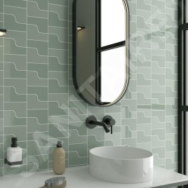 Nimco Miroirs - Miroir avec éclairage LED, 50x100 cm, touches tactiles, noir ZPC 32004LVX-90