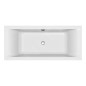 kielle Arkas I - Baignoire rectangulaire 180x80 cm, blanc 11111550 kielle Arkas I - Baignoire rectangulaire 180x80 cm, blanc 11111550