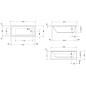 Duravit D-Code - Baignoire 1600x700 mm, blanc alpin 700096000000000 Duravit D-Code - Baignoire 1600x700 mm, blanc alpin 700096000000000
