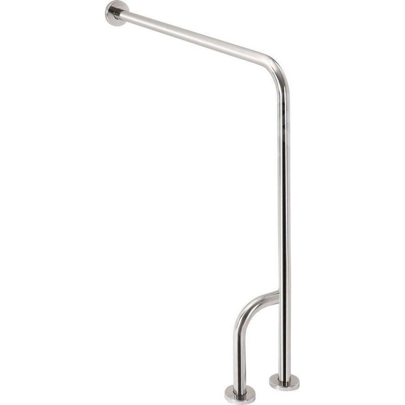 Sapho Équipement de salle de bain - Support de main courante 800x850 mm, gauche, inox XH526 Sapho Équipement de salle de bain - Support de main courante 800x850 mm, gauche, inox XH526