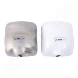 Jet Dryer Sèche-mains - Sèche-mains à air chaud Simple, métal blanc 8596220002709