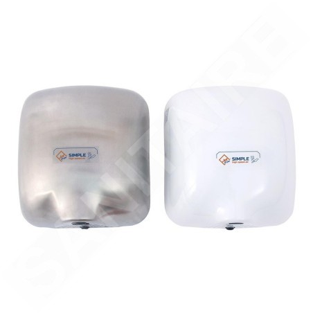 Jet Dryer Sèche-mains - Sèche-mains à air chaud Simple, métal blanc 8596220002709