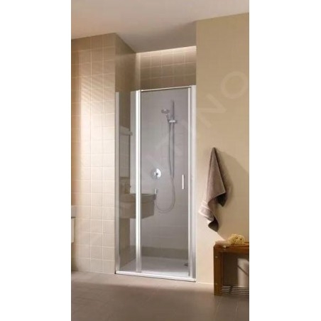 Kermi CADA XS - Porte de douche 1GL, 110x200 cm, gauche, argent brillant/verre transparent CK1GL11020VPK