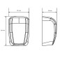 Jet Dryer Sèche-mains - Sèche-mains à air chaud Storm, métal blanc 8596220006387 Jet Dryer Sèche-mains - Sèche-mains à air chaud Storm, métal blanc 8596220006387