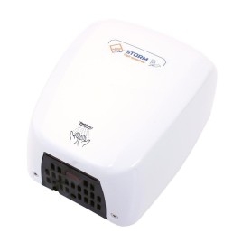 Jet Dryer Sèche-mains - Sèche-mains à air chaud Storm, métal blanc 8596220006387