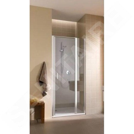 Kermi CADA XS - Porte de douche 1GR, 80x200 cm, droite, argent brillant/verre transparent CK1GR08020VPK