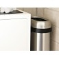 Simplehuman Poubelles - La poubelle ouverte 50 l, inox brossé CW1467