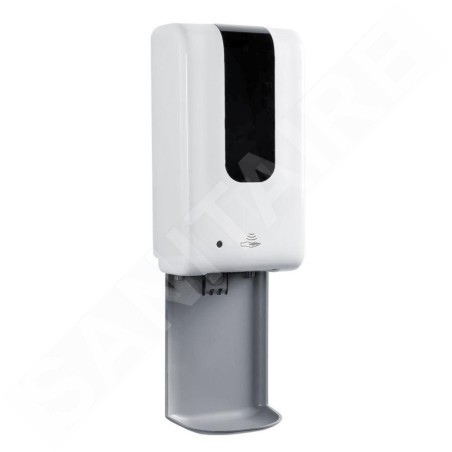 Nimco Programme d'hygiène - Distributeur de solution désinfectante avec bac de récupération, blanc HPU 31S-DR-O