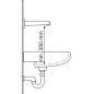 Hansa Electra - Mitigeur de lavabo infrarouge, alimentation depuis pile, chrome 00870019