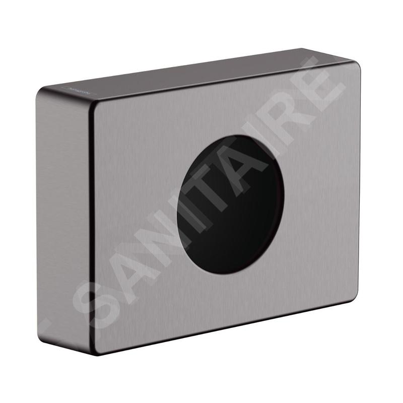 Hansgrohe AddStoris - Distributeur de sachets hygiéniques, chrome noir brossé 41773340