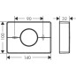 Hansgrohe AddStoris - Distributeur de sachets hygiéniques, blanc mat 41773700