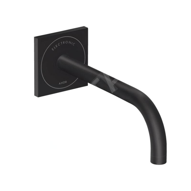 Axor Uno - Mitigeur de lavabo électronique pour montage encastré, alimentation 230 V, noir mat 38120670