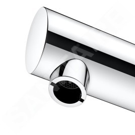 Keuco IXMO - Mitigeur de lavabo électronique avec contrôle de la température, alimentation depuis pile, chrome 59511011100