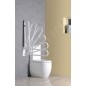 Sapho Équipement de salle de bain - Poignée pliante, longueur 60 cm, blanc XH516W