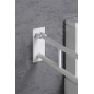 Sapho Équipement de salle de bain - Poignée pliante, longueur 60 cm, blanc XH516W