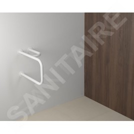 Sapho Équipement de salle de bain - Poignée droite, longueur 50 cm, blanc XH534W