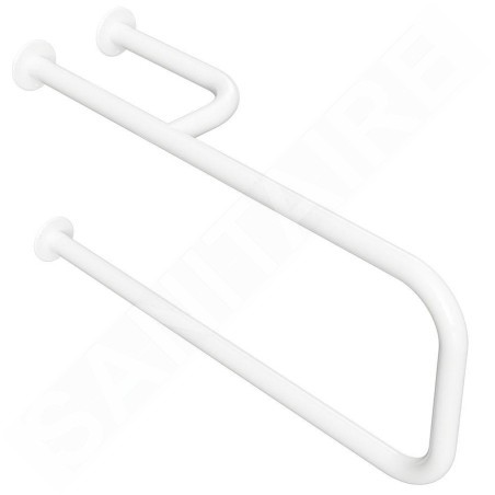 Sapho Équipement de salle de bain - Poignée droite, longueur 80 cm, blanc XH536W