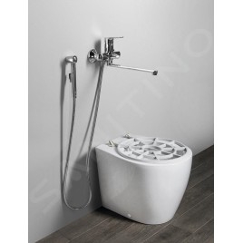 Sapho Isvea - Vidoir sur pied 36x52 cm, sortie vario, blanc VKS03