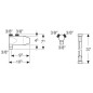 Geberit Bambini - Mini thermostat Bambini pour robinetterie de lavabo, chrome 599113000