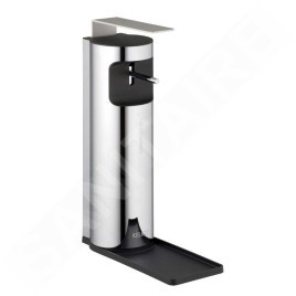 Keuco Plan - Distributeur de désinfectant, 500 ml, murale, chrome/noir 14954010400