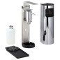 Keuco Plan - Distributeur de désinfectant, 500 ml, murale, chrome/noir 14954010400
