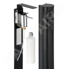 Keuco Plan - Distributeur de désinfectant, 750 ml, à poser, noir 14957370400