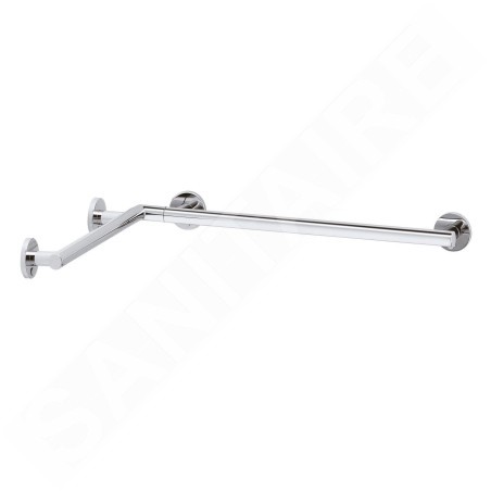 Keuco Plan Care - Barre de maintien 60x60 cm, d'angle, chrome 34911014400