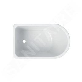 Geberit Bambini - Baignoire bébé, montage sur plan, blanc alpin 406010016