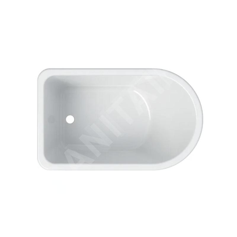 Geberit Bambini - Baignoire bébé, montage sur plan, blanc alpin 406010016