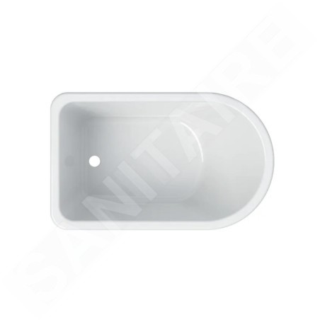 Geberit Bambini - Baignoire bébé, montage sur plan, blanc alpin 406010016