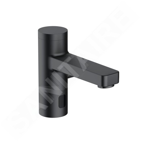 Kludi Zenta SL - Mitigeur de lavabo électronique, alimentation secteur, noir mat 3820039