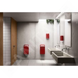 ffuuss one - Sèche-mains, rouge/gris foncé HD1.06.2.605.2