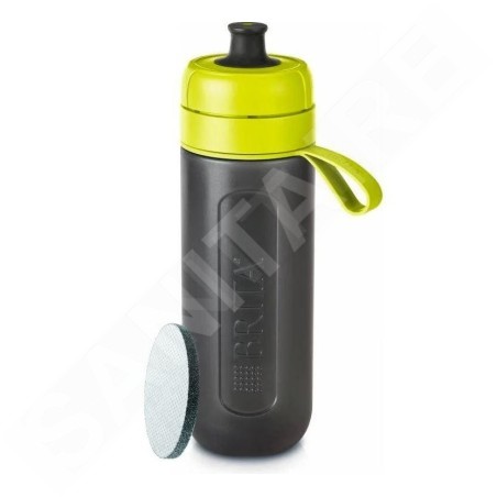 Brita Accessoires - Bouteille filtrante, volume 0,6 l, 1x filtre, vert/gris 1020338