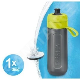 Brita Accessoires - Bouteille filtrante, volume 0,6 l, 1x filtre, vert/gris 1020338