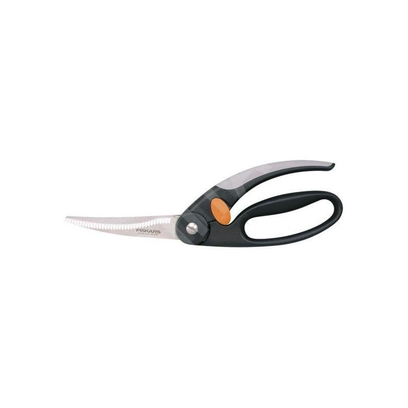 FISKARS Équipement de cuisine - Ciseaux à volaille, longueur 25 cm, noir 1003033