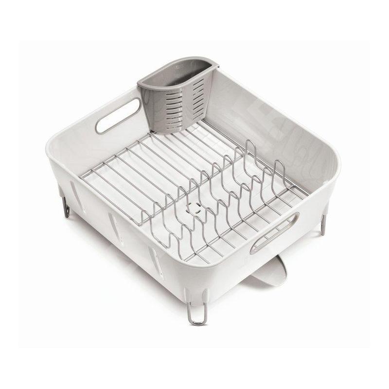 Simplehuman Accessoires de cuisine - Égouttoir 370x326x172 mm, blanc KT1104