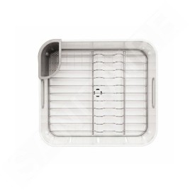 Simplehuman Accessoires de cuisine - Égouttoir 370x326x172 mm, blanc KT1104