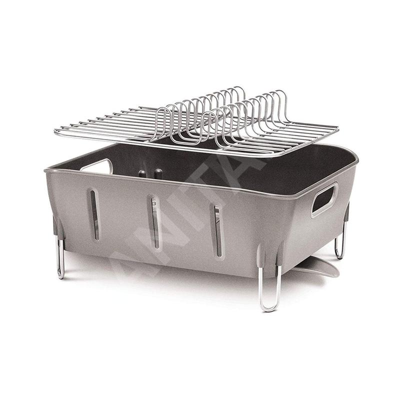 Simplehuman Accessoires de cuisine - Égouttoir 370x326x172 mm, gris KT1106