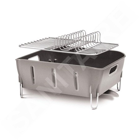 Simplehuman Accessoires de cuisine - Égouttoir 370x326x172 mm, gris KT1106
