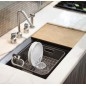 Simplehuman Accessoires de cuisine - Égouttoir 370x326x172 mm, gris KT1106