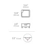 Simplehuman Accessoires de cuisine - Égouttoir 370x326x172 mm, noir KT1105