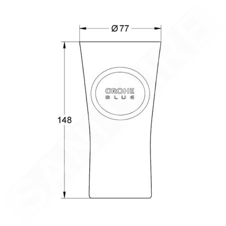 Grohe Blue Pure - Verres à eau 40437000