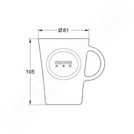 Grohe Red - Verres à thé 40432000