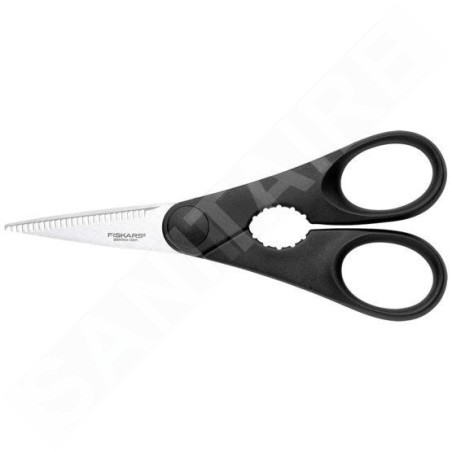 FISKARS Équipement de cuisine - Ciseaux de cuisine, longueur 20 cm, noir 1023820