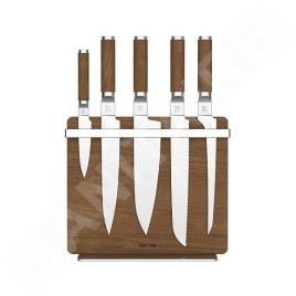FISKARS Équipement de cuisine - Bloc de couteaux, bois 1027506