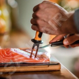 FISKARS Équipement de cuisine - Fourchette à découper, longueur 7 cm 1057547