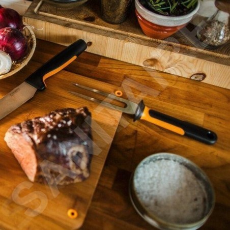 FISKARS Équipement de cuisine - Fourchette à découper, longueur 11 cm 1057548