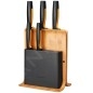 FISKARS Équipement de cuisine - Bloc de couteaux, 5 pièces, bambou 1057552 FISKARS Équipement de cuisine - Bloc de couteaux, 5 pièces, bambou 1057552